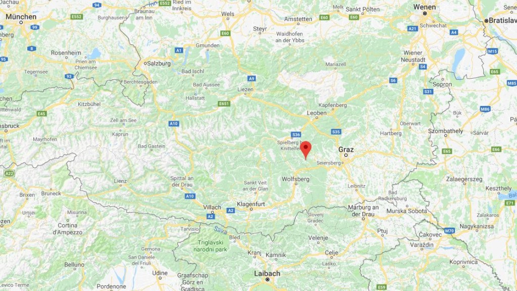 Kaart Steiermark